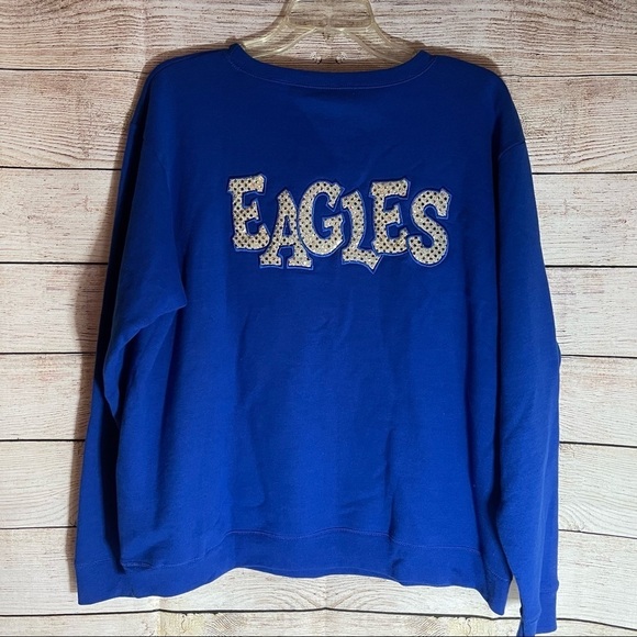 Vintage eagles graphic embroidered sweatshirt 90s xl - Picture 2 of 4